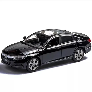 1:32 Honda accord модел автомобил Сплав симулация модел на превозното средство Акустооптическая возвратная силата на автомобилни Аксесоари, Детски Играчки Черен автомобил