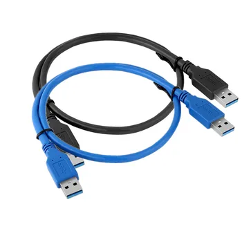 10 бр. кабел USB 3.0 Суперскоростной USB 3,0 2,0 от Мъжете на Мъжа USB удължителен кабел за Радиатора Твърд Диск, USB 3.0 Кабел за Предаване на Данни Удължител