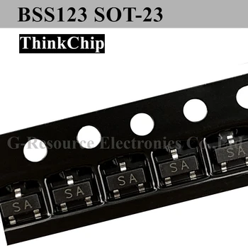 (100шт) BSS123 SOT-23 SMD Полеви транзистор от N-канален MOS-bobi fifi (маркиране на SA) BSS123LT1G