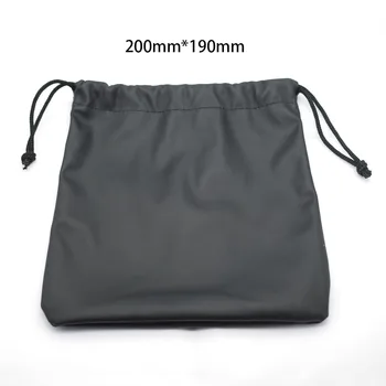 200*190 мм Черни Меки Водоустойчиви Слушалки от Изкуствена Кожа, Чанти за Безжични Bluetooth Слушалки, Чанти за Носене, Голям Капацитет