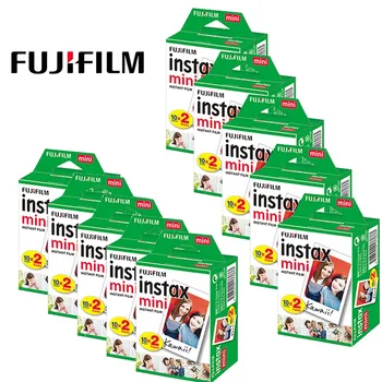 200-Листа, бял филм Instax Mini камера Fujifillm Instax Mini 11, 9, 8, 7 секунди за принтер SP-1 SP-2
