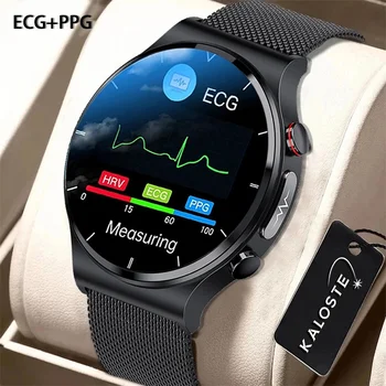 2022 Новите Смарт Часовници ECG + ТОЧКИ За Мъже, телесната Температура, сърдечната честота монитор, на Монитора на Кръвното Налягане, Водоустойчив Умни Часовници, Мъжки За Android и IOS