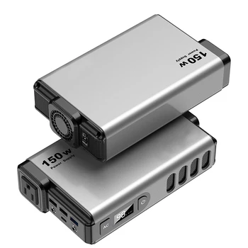 32000 ма 115 Wh 100 W USB-C PD Power Bank AC DC PD Преносимо Зарядно за Лаптоп, Батерия AC 110-220 100 120 за HP, Dell и Lenovo
