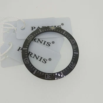 40,7 мм, Черна Керамична Bezel Поставяне Parnis Часовници PA6007 Часовници Bezel Аксесоари Част Часа