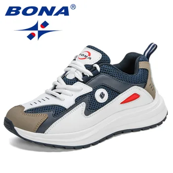 BONA/ Новост 2021 г.; Дизайнът е Лесна Спортни Обувки; Дамски Маратонки За Бягане; Ежедневните Пешеходни туристически Обувки; Дамски Обувки Тенис; Feminino Zapatos Mujer