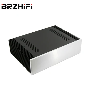 BRZHIFI BZ4312A Двоен Радиатор Алуминиев Корпус За Усилвател на Мощност е Клас А Електронно Шаси Корпус на Машината