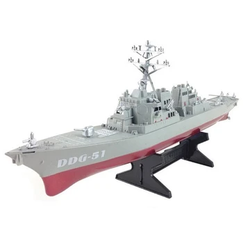 FBIL-Сайтът се поддържа Ракета Разрушител на Кораба Модел Статични Играчки С Поставка За Дисплея на Военен Кораб Модел САМ Забавни Играчки Хоби Детски Подарък
