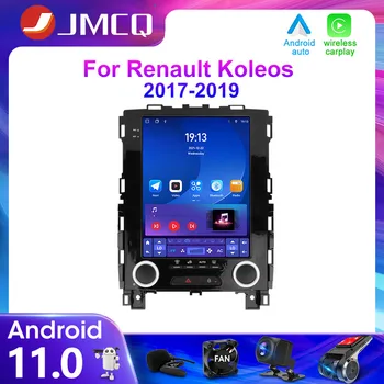 JMCQ 2Din 4G Android 11 Авто Радио, Мултимедиен Плейър За Renault Koleos Megane 4 2017-2019 GPS Навигация