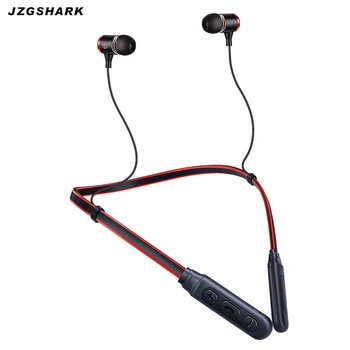 JZGSHARK Bluetooth Слушалки с Шейным Ръб 5,0 Метални Спортни Магнитни Слушалки-втулки с допълнителни Бас с Микрофон за Xiaomi Huawei 9 10