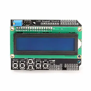 LCD Екран и Клавиатура Lcd1602 Lcd 1602 Модулен Дисплей За Arduino Atmega328 Atmega2560 Raspberry Pi Uno Син Екран