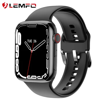LEMFO S8 Plus Smart-Часовници Мъжки Часовник Серия 7 С Потребителския Набор от Bluetooth-разговор Монитор на Сърдечната Честота Спортни Дамски Умен Часовник pk iwo w27 pro