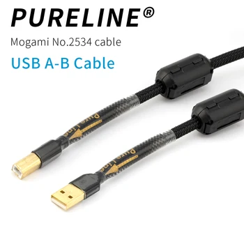 pureline висок Клас двойна магнитен пръстен USB-кабел A-B/аудио кабел mogami 2534 за усилвател за Hi-Fi КПР USB-кабел за трансфер на данни