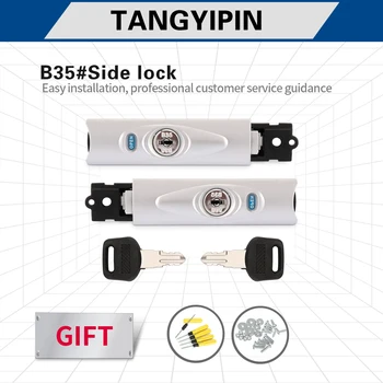 TANGYIPIN B35 Количка чанта за носене на брави и аксесоари с ключовете фиксирана светкавица багажа противоугонный страничната заключване куфар твърди общ заключване