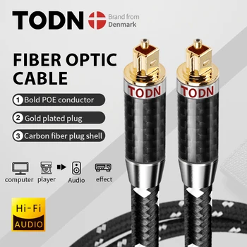 TODN Цифров Оптичен аудио кабел Toslink SPDIF оптичен кабел Кабел за HiFi5.1 7,1 Усилватели Blu-ray Плейър, Xbox 360 Soundb