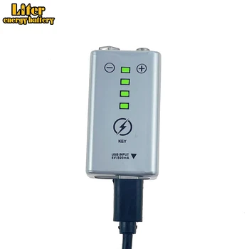 USB 9V 1500mAh li-po батерия се зарежда с кабел micro usb за микрофон играчка Дистанционно Управление KTV
