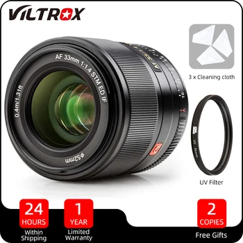 VILTROX 33 мм f1.4 E-Mount Обектив 13 мм, 23 мм 56 мм автоматичен фокус Ултра Широкоъгълен Обектив за Sony E-Mount Обективи за Фотоапарати a6400 a6100 a7C a9