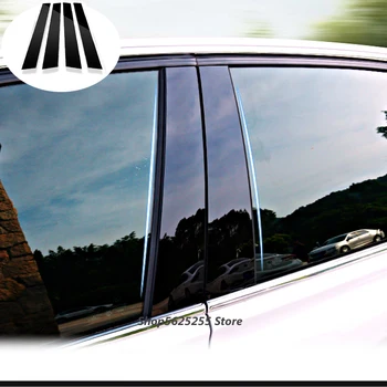 Автомобилно Прозорец Централна Колона Тампон върху Стълб за Mazda 3BL 3 BL Axela 2011 2012 2013 2010 2009 Защитно Огледално Покритие Етикети с Пайети