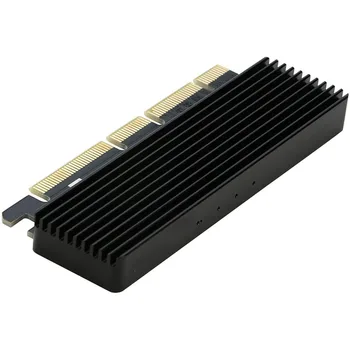 Адаптер NVMe M. 2 PCIe SSD за PCI-e X4/x8/x16 Конвертор с радиатор за M. 2 (M ключ) NVMe SSD 2280/2260/2242/2230
