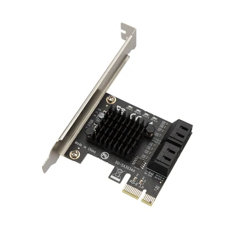 Адаптер PCI-E-Sata, 1X 4X Такса за разширяване на PCIE Sata PCI Express 2/4/6/8/10 пристанища X1 X16 Контролер PCI Sata PCIE3.0 Допълнителна карта