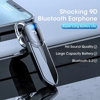 Безжични Bluetooth Слушалки на ушите С Един Мини-Вложка, Безплатен телефон, Музикална Стерео Слушалки с Микрофон За Смартфони VS M165