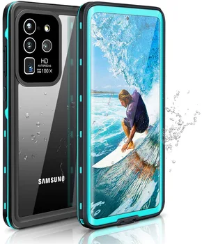 Водоустойчив Калъф за Samsung Galaxy S20 S21 S22 Plus Ultra S9 S10 Note10 Plus Note 20 Ултра Гмуркане и Плуване Червен Пипер Калъф за Вода