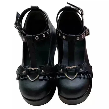 Дамски Обувки На Платформа, Обувки в готически стил в стил пънк, дамски Обувки в стил Лолита 