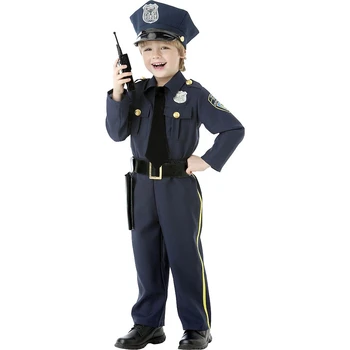 Детски Костюм На Полицай, За Момчета И Момичета, Карнавальная Парти, Комплект Дрехи Полицай На Полицията В Ню Йорк