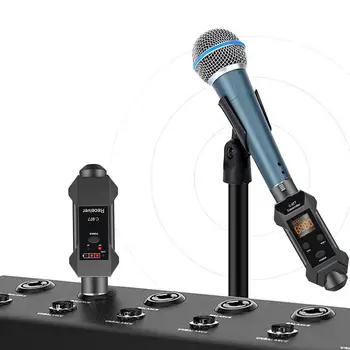Динамичен Преобразувател С Микрофон Безжична Система Xlr Предавател Приемник 6.5 Адаптер За Динамичен Микрофон