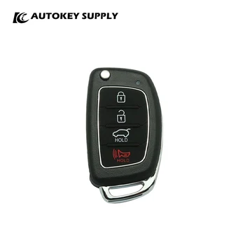 За Hyundai I10 I20 I30 4 Бутона за Дистанционно Откидного ключ С Задържане В Червено Автоключе AKHKF126