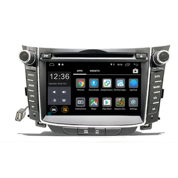 За Hyundai I30 Ела Android 10,0 Авто DVD плейър Hyundai I30 Elantra GT 2012-2016 2 Din Радио gps стерео Аудио Мултимедия
