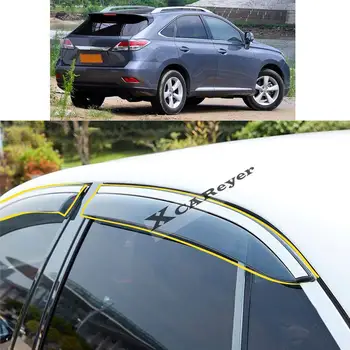 За Lexus Rx (AL10) RX350 Rx270 Rx300 Rx400h rx450h 2010 2011 2012 2013 2014 2015 Авто Козирка Вентилационни завеси на Прозореца Защита от Слънце и Дъжд
