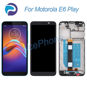 за Motorola E6 Play LCD екран + сензорен Дисплей, дигитайзер, 1440*720 XT2029, XT2029-1 Moto E6 Play LCD екран
