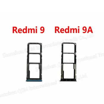 за Xiaomi Redmi 9А 9В За Redmi 9 Притежателя на Тавата За СИМ Карти-Карти Micro SD Слот За SIM-Карта, Адаптер, Смяна Ремонт, Резервни Части
