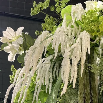 Изкуствени цветя, Растения Папрат 110 см/43,3 инча, подходящи за сватба, празнична украса, хол, градината в двора, аксесоари
