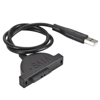 Кабел-Конвертор за Sata към USB Адаптер 13p За Лаптоп Odd CD / DVD Оптично Устройство