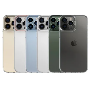 Калъф за iPhone 14 с Поставка Калъф за iPhone 14 13 12 11 Pro Max Прозрачен Класически Хибриден Калъф Със Защита на Камерата Поставка за 14 Plus