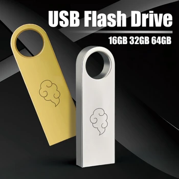 класически аниме USB-Памет от 64 GB студио психоанализа Pendrive Метален Флаш Памет водоустойчив 32 GB 16 GB 8 GB от 4 GB Mini-Usb Флаш Устройство