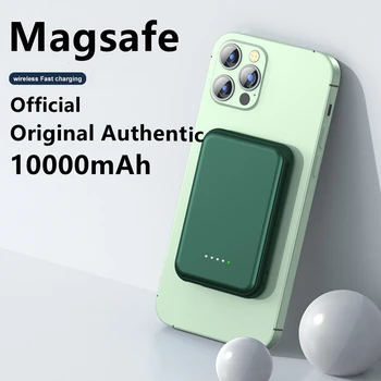 Магнитна Безжично Зареждане За Iphone 13 12 Mini 13Pro 12Pro Max 10000 ма Macsafe Бързо Зареждане на Power Bank Мобилен Телефон Външен