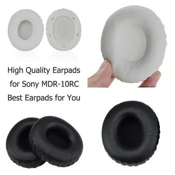 Мека подплата за слушалки Sony MDR-10RC, работа на смени Накладки за слушалки /Възглавница за уши /Амбушюры /Калъф за уши /Резервни Части за слушалки (черен)