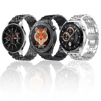 Метална Каишка За Huawei Watch GT2 Pro/2e/GT 2022/2 46 мм Каишка Гривна От Неръждаема Въжета За Samsung Galaxy Watch 3 45 мм Гривна