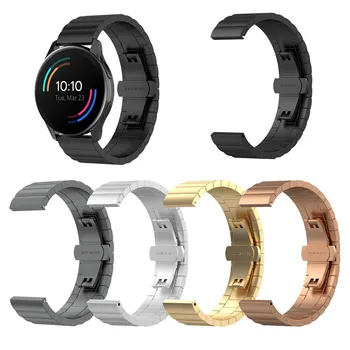 Метални въжета от неръждаема стомана, 20 мм и 22 мм За Samsung Galaxy Watch 46 мм 45 мм /Gear S3, Ticwatch Pro /Huami Amazfit /Huawei Smartwatch