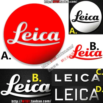 Метални етикети с логото на LEICA, стикери за мобилни телефони, стикери за фотоапарати, индивидуалност