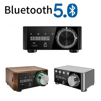 Мини Аудио Hi-Fi Bluetooth 5,0 Усилвател клас мощност D TPA3116 Цифров Усилвател 50 W * 2 Домашно Аудио Автомобилен Морски USB/AUX IN
