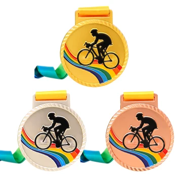 На спортни Състезания по Конна Езда Игра Награди Златни Сребърни Бронзови Почетни Медали на Трофея Мемориал Медал за Сувенири Подарък