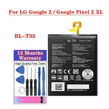 Нов 3520 ма BLT35 BL-T35 Батерия За мобилен телефон LG Google Pixel 2 XL/Google 2 от висок Клас Взаимозаменяеми Батерия + Инструменти