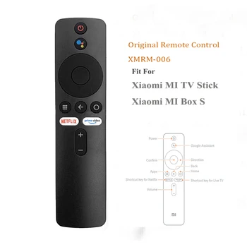 Нов дистанционно управление XMRM-006 за Xiaomi MI Box S MI Smart TV Stick MDZ-22-AB MDZ-24-AA Bluetooth Глас Google Assistant