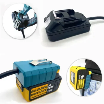 Нов инструмент за удължаване на батерия кабел Подходящ за Makita За Bosch За Milwaukee За DeWalt EU plug 18v литиеви батерии и инструменти