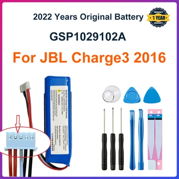 Оригинален GSP1029102A 6000 mah Батерия За Преносим JBL Charge 3 2016 Версия за Зареждане на 3 Батерии Високоговорители