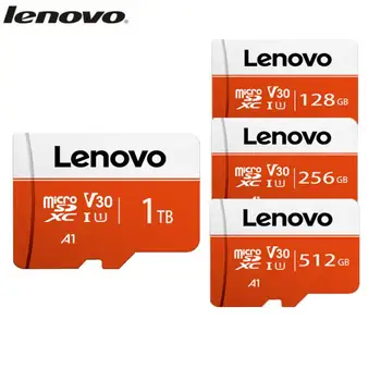 Оригинална Карта памет Lenovo 32 GB 64 GB 128 GB, 256 GB Micro SD TF 512 GB, 1024 GB microSD 100 МБ/с. Скорост на четене Клас 10 Флаш SD карта