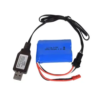 Подмяна на 6,4 В/7,4 Зарядно Устройство Литиево-йонна батерия SM-3P е Съвместим с Радиоуправляемыми Играчки с дистанционно управление играчка SM3P преносимо USB Зарядно Устройство DXAC